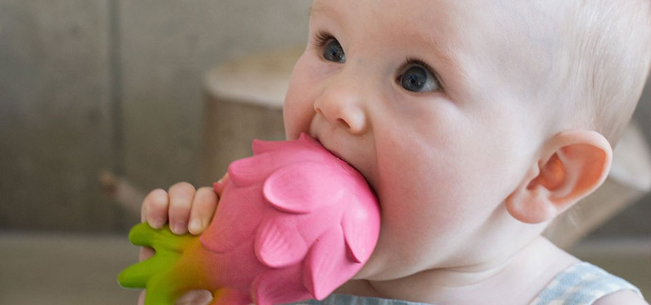 Mordedores para bebé y juguetes de baño Fruits & Veggies