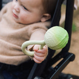 Green Cabbage Rattle Toy