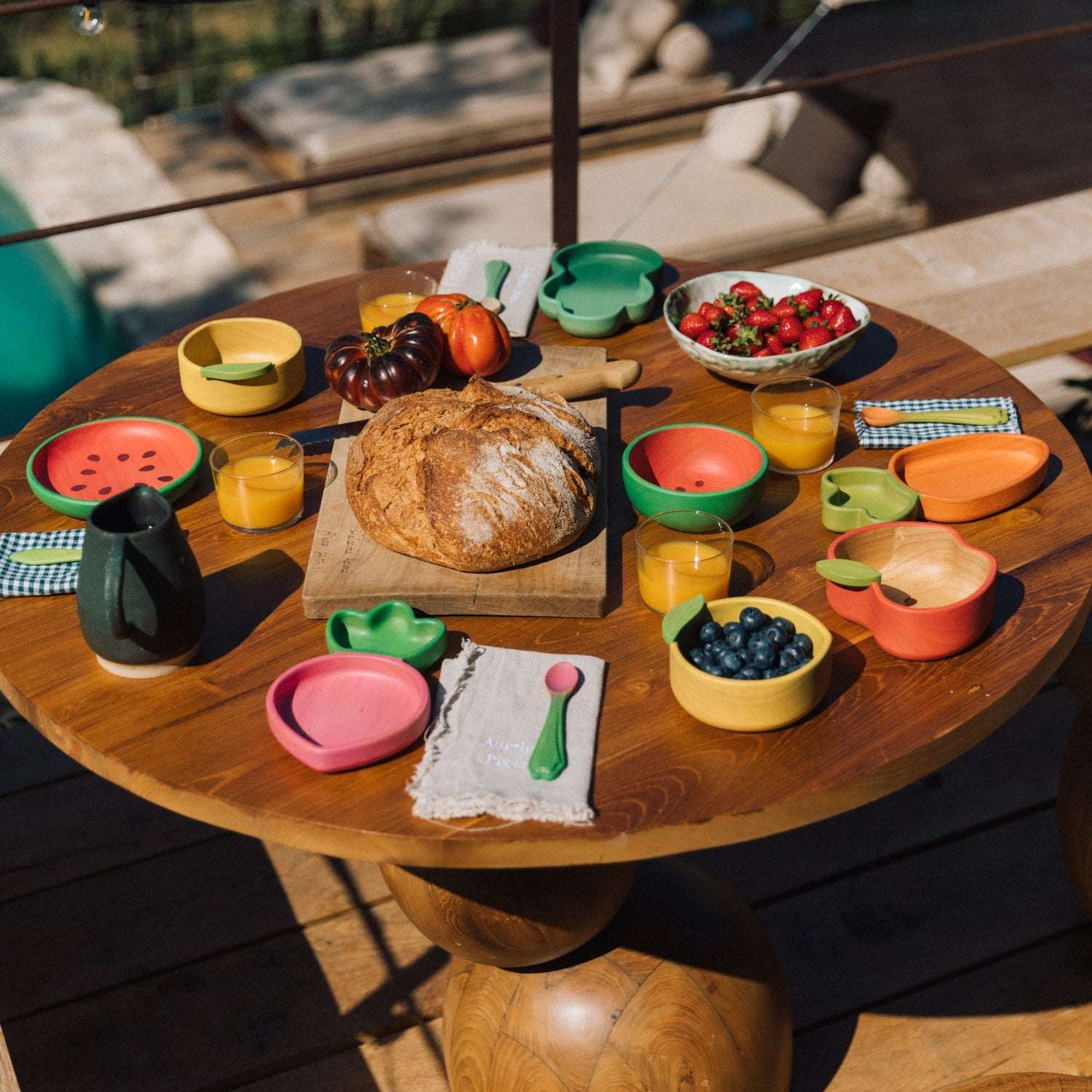 Kendall The Kale Plate & Spoon Set - Oli&Carol