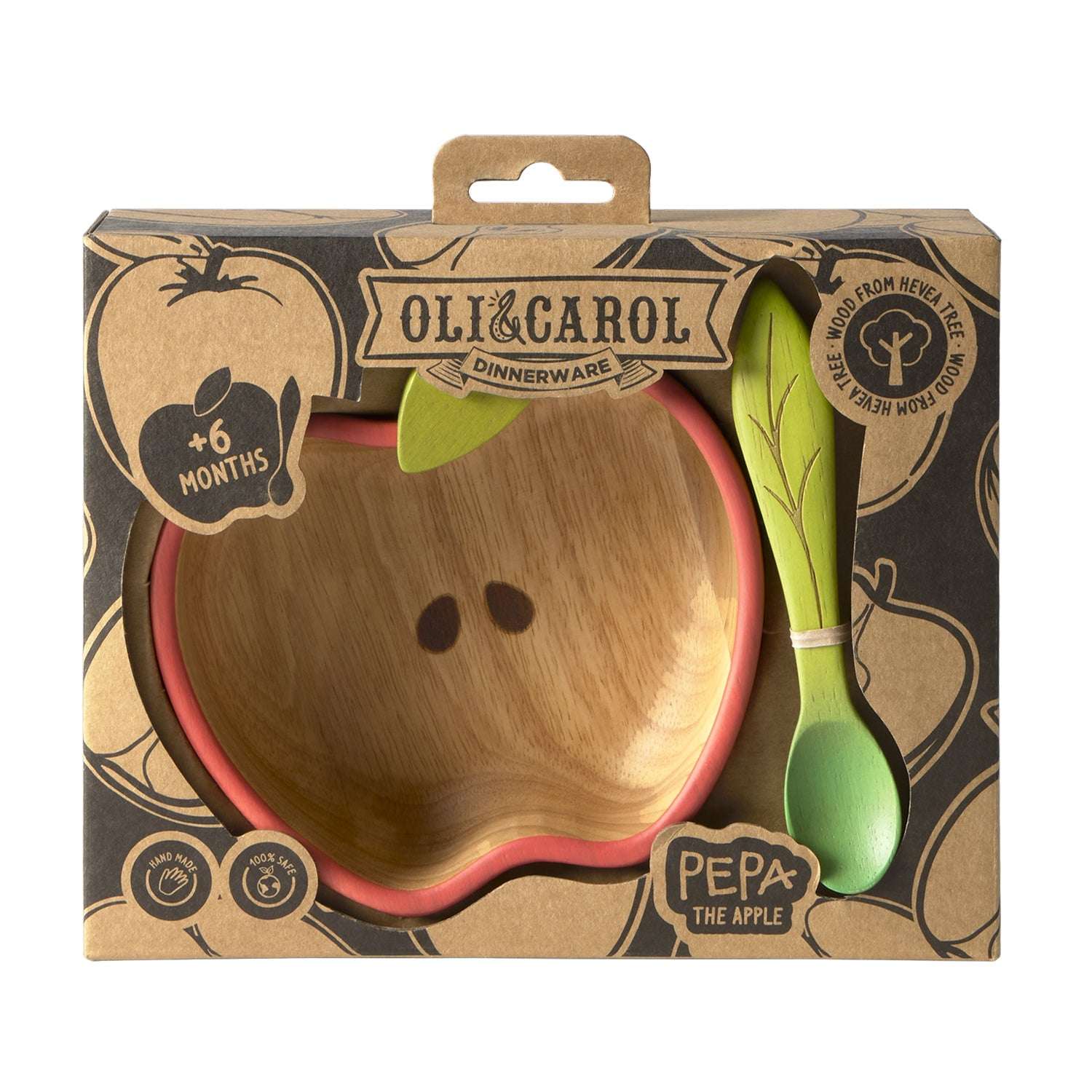 Pepa The Apple Bowl & Spoon Set - Oli&Carol