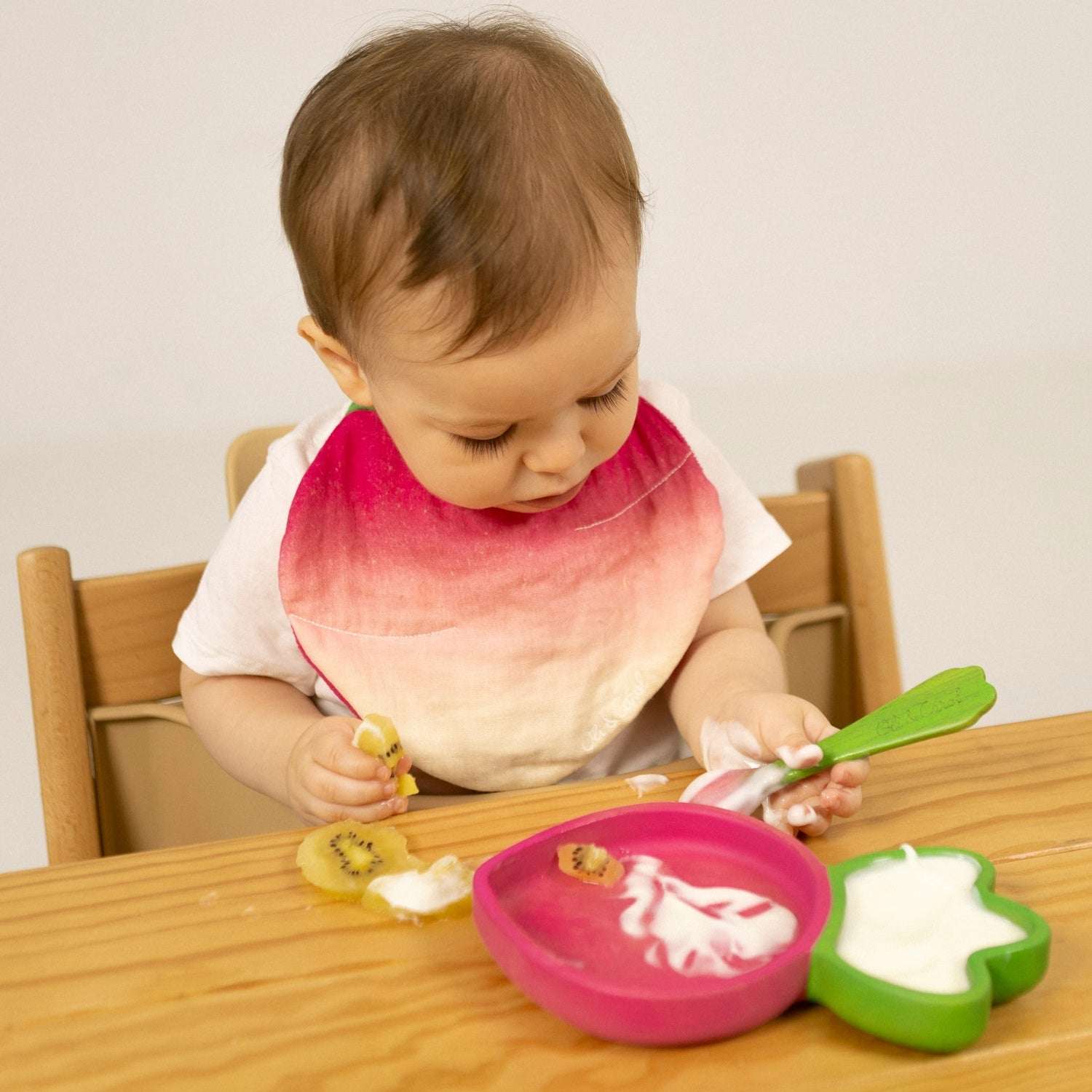 Ramona The Radish Plate & Spoon Set - Oli&Carol
