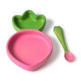 Ramona The Radish Vajilla Infantil Plato & Cuchara