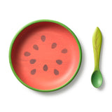 Wally The Watermelon Plate & Spoon Set Hide