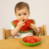 Wally The Watermelon Plate & Spoon Set Hide