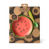 Wally The Watermelon Plate & Spoon Set Hide